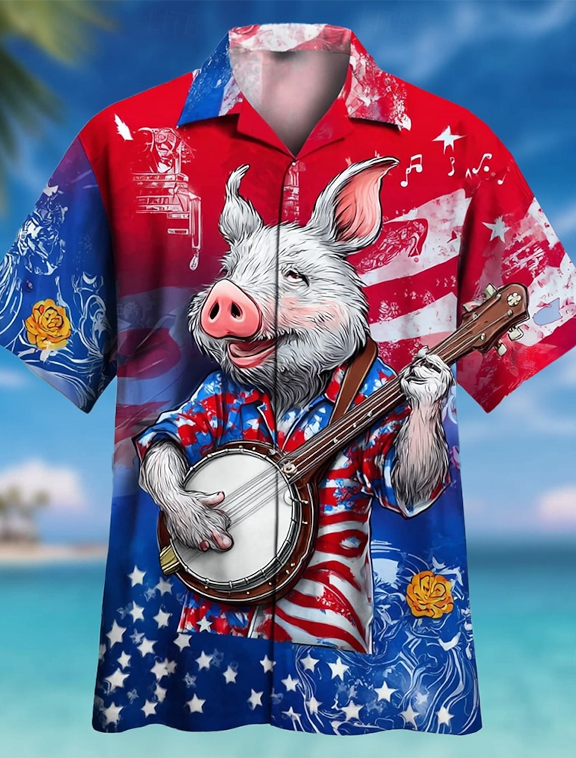 Independence Day Men's American US Flag 4th of July U.S. 250th Anniversary Patriotic Shirt Summer Shirt Button Up Shirt Short Sleeve Fashion Casual Holiday Summer Spring Turndown 3D Print Collared