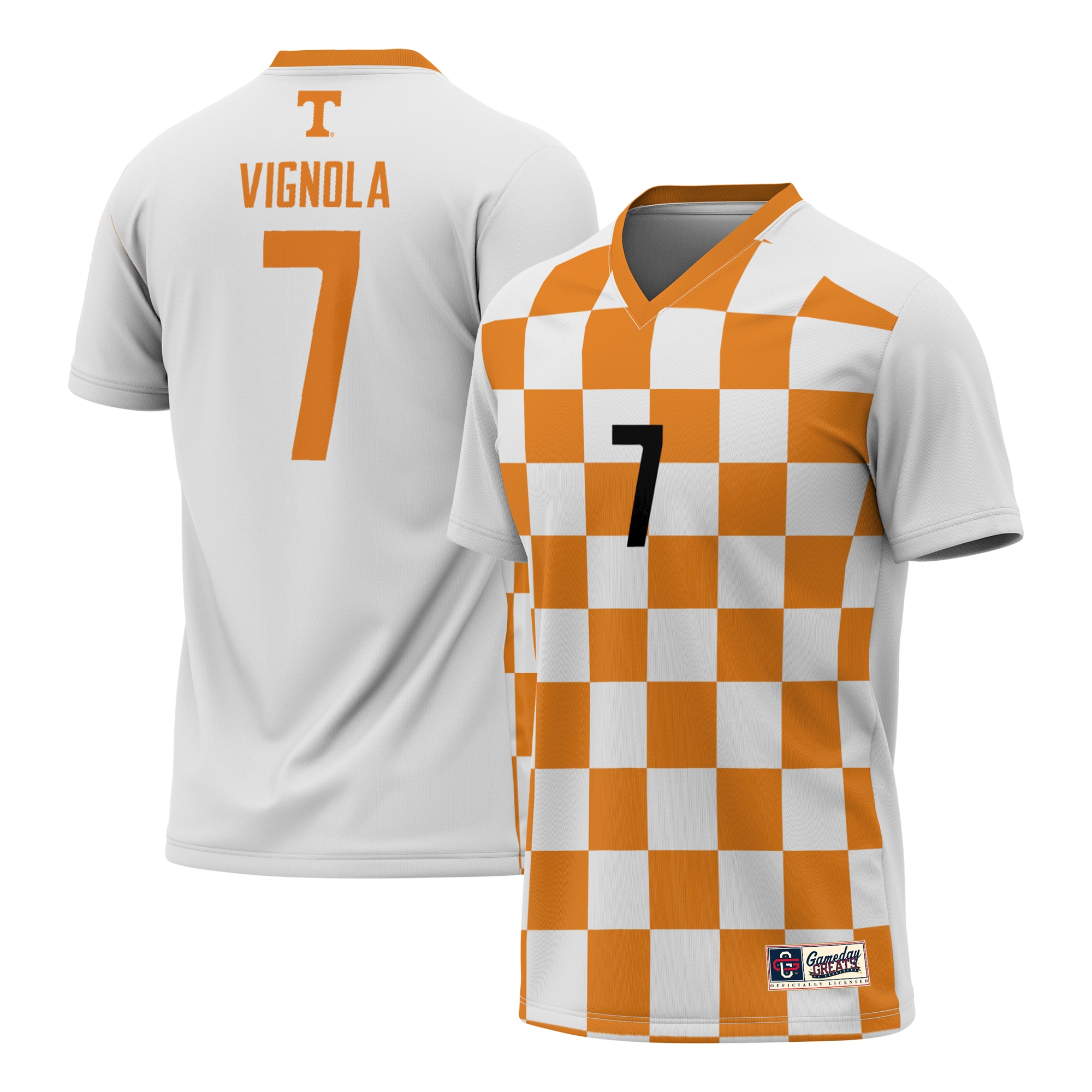 [SJH] M.A. Vignola Tennessee Volunteers GameDay Greats Youth Women's Soccer Fashion Jersey - White