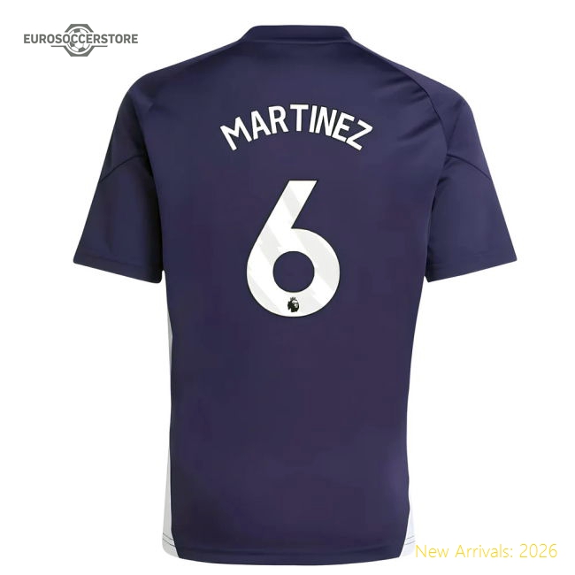 2025-2026 Man Utd Training Jersey (Aurora Plum) - Kids (Martinez 6)