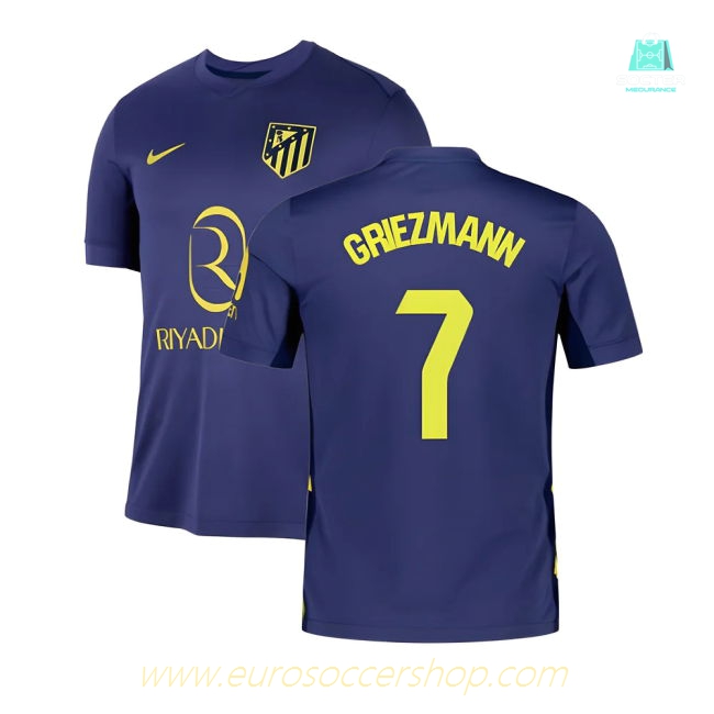 25/26 Atletico Away Shirt (Griezmann 7)