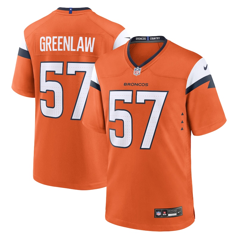 None Dre Greenlaw Denver Broncos Retro Fan Apparel Football Apparel