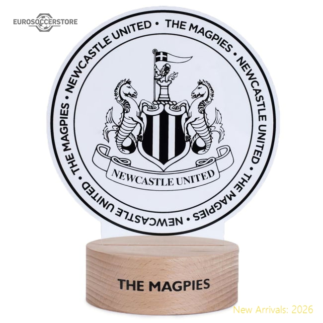Newcastle United Fc Led Crest Light - Great Value - Official Edition
