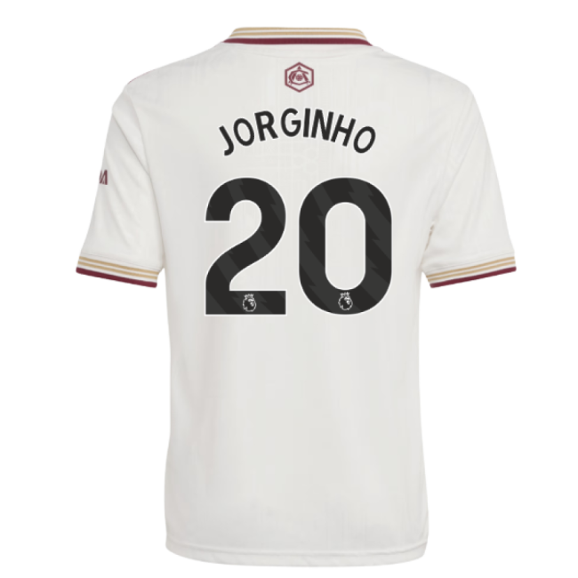 2025-20 Arsenal Official Third Football Kit Jorginho #20 L S Kids