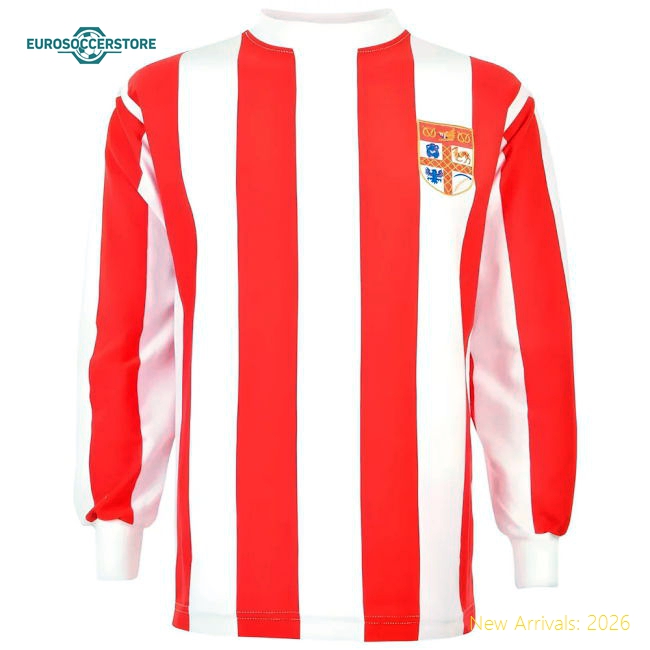 Stoke City 1972 League Cup Kids Retro Football Shirt
