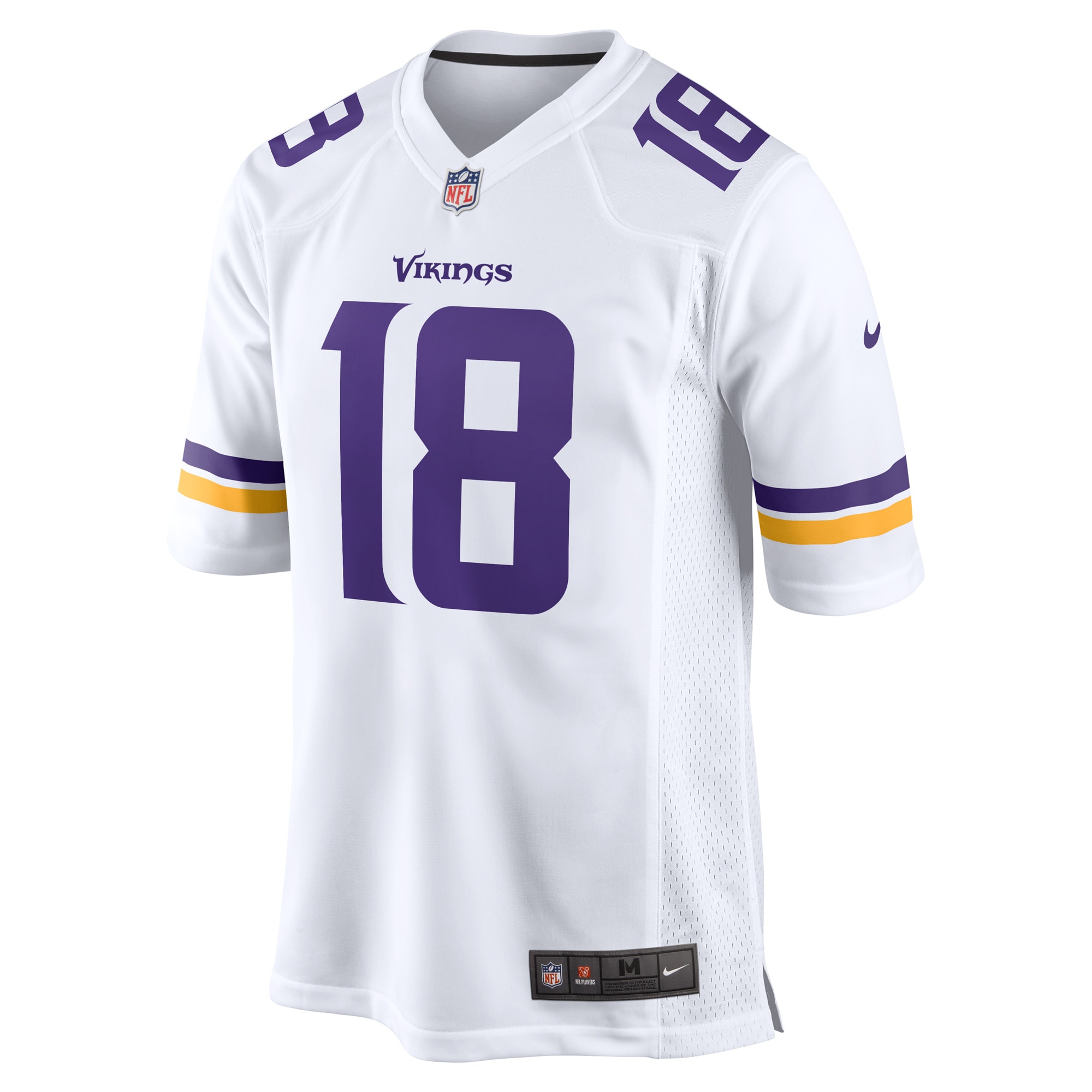 [LK] Justin Jefferson #18 Minnesota Vikings Game Player Jersey - White