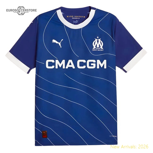 Marseille 2023-2024 Away Shirt Supporter Version Ajaccio Football Gear