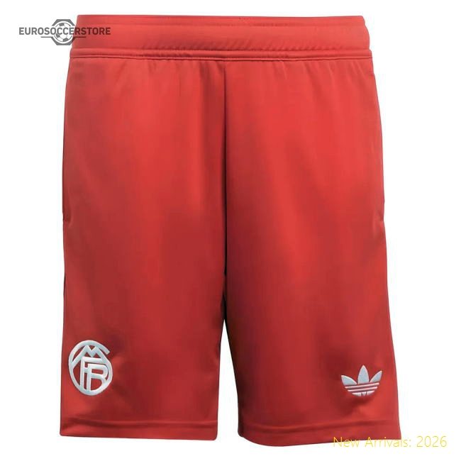 Match-Day 2025-2026 Bayern Munich Third Goalkeeper Shorts (Pure Ruby) -