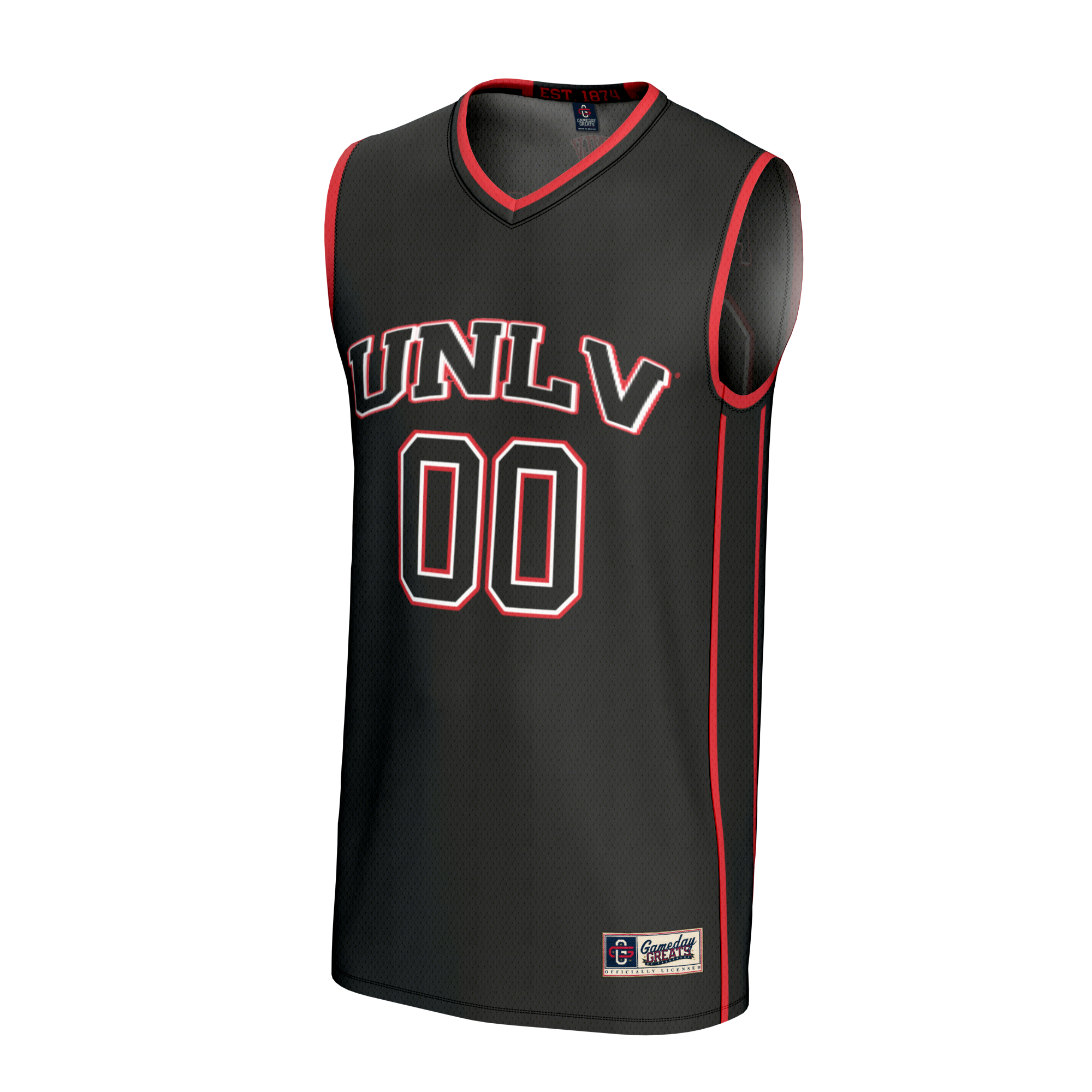 [DDG] UNLV Rebels GameDay Greats Unisex Men's Basketball NIL Pick-A-Player Lightweight Men's Basketball Fashion Jersey - Black