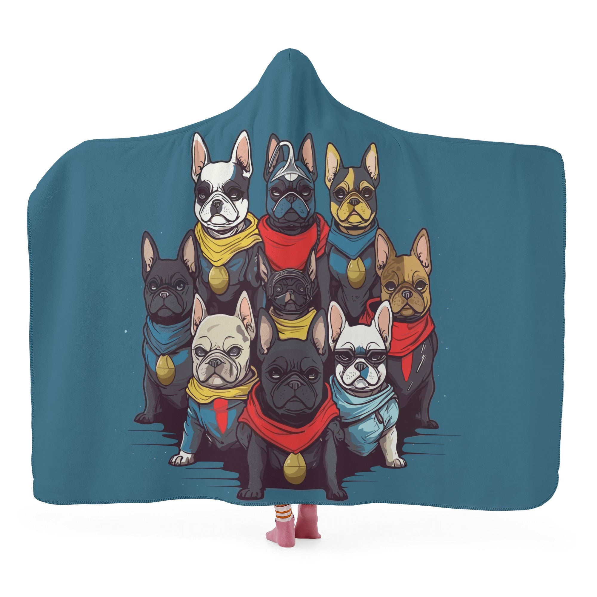 Super Frenchies - Trendy Hooded Blanket For Dog Lovers | Trendy Style