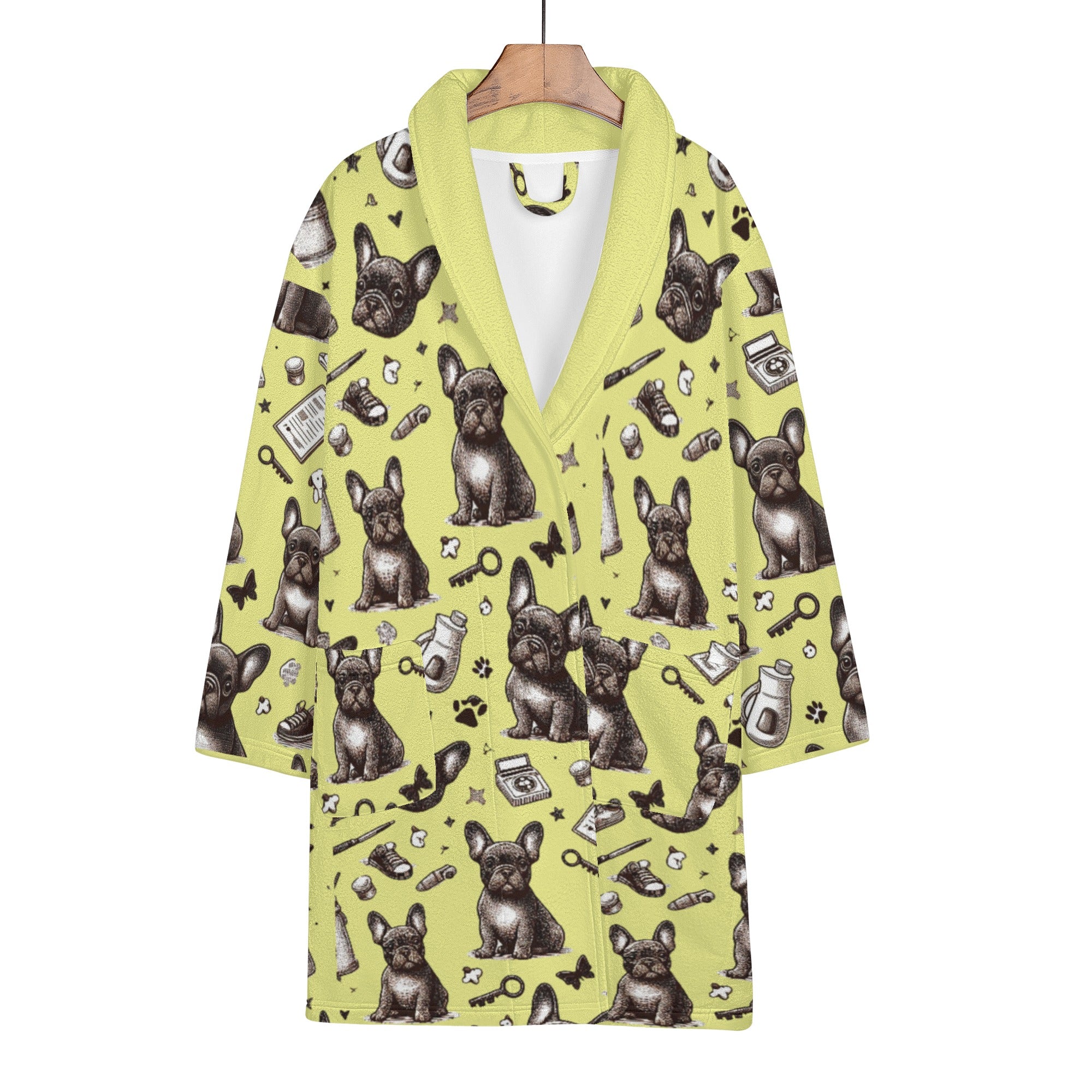 Ivy - French Bulldog Women Bathrobe Summer Wear | Durable Build