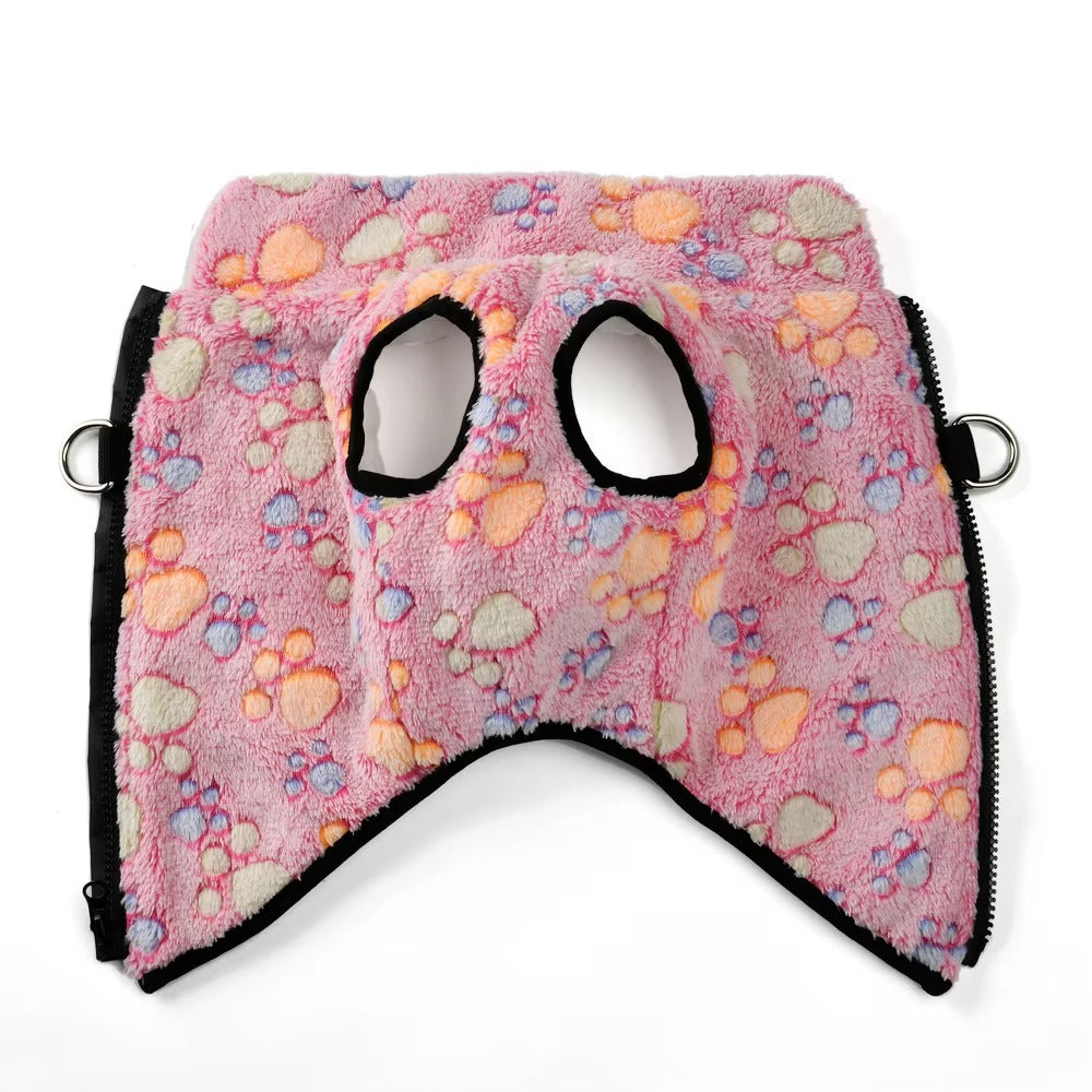 French Bulldog Winter Jacket – Cozy Fleece Sweater with Paw Print Design