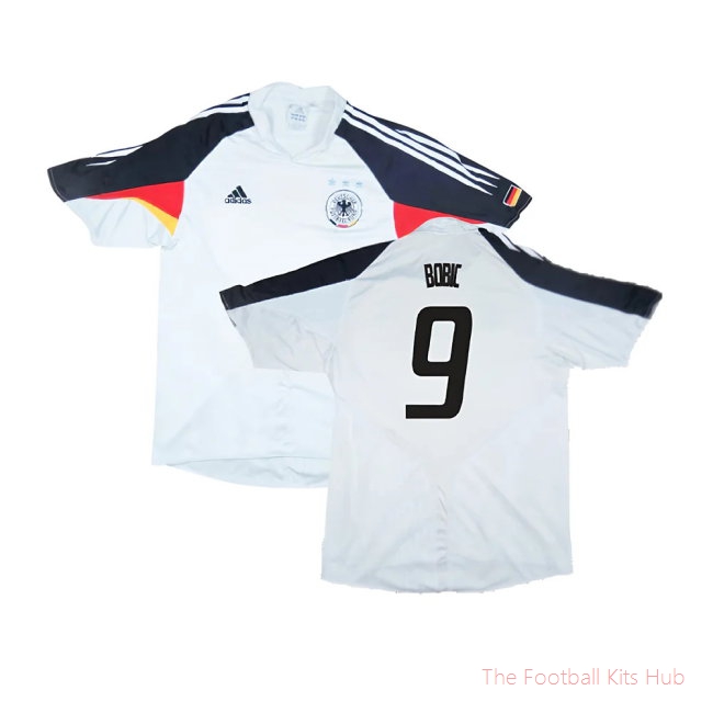 Germany 2004-06 Home Shirt ((Excellent) XL) (Bobic 9)