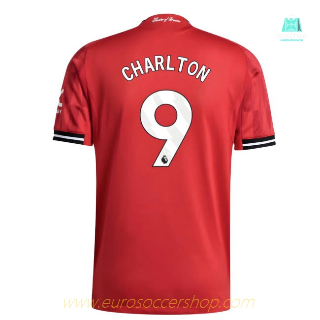 2025-2026 Man Utd Authentic Home Shirt (Charlton 9)