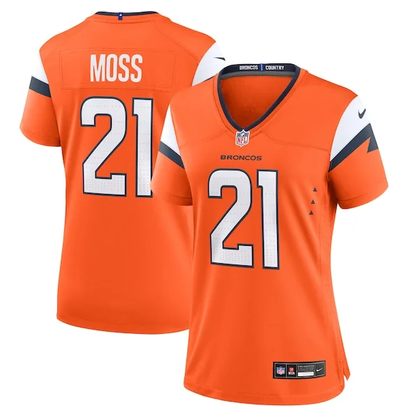 None Riley Moss Game Jersey - Orange | NFL Player Jersey | NFL Footbal