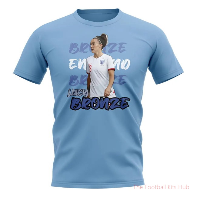 Lucy Bronze Graphic Player Tee (Sky)