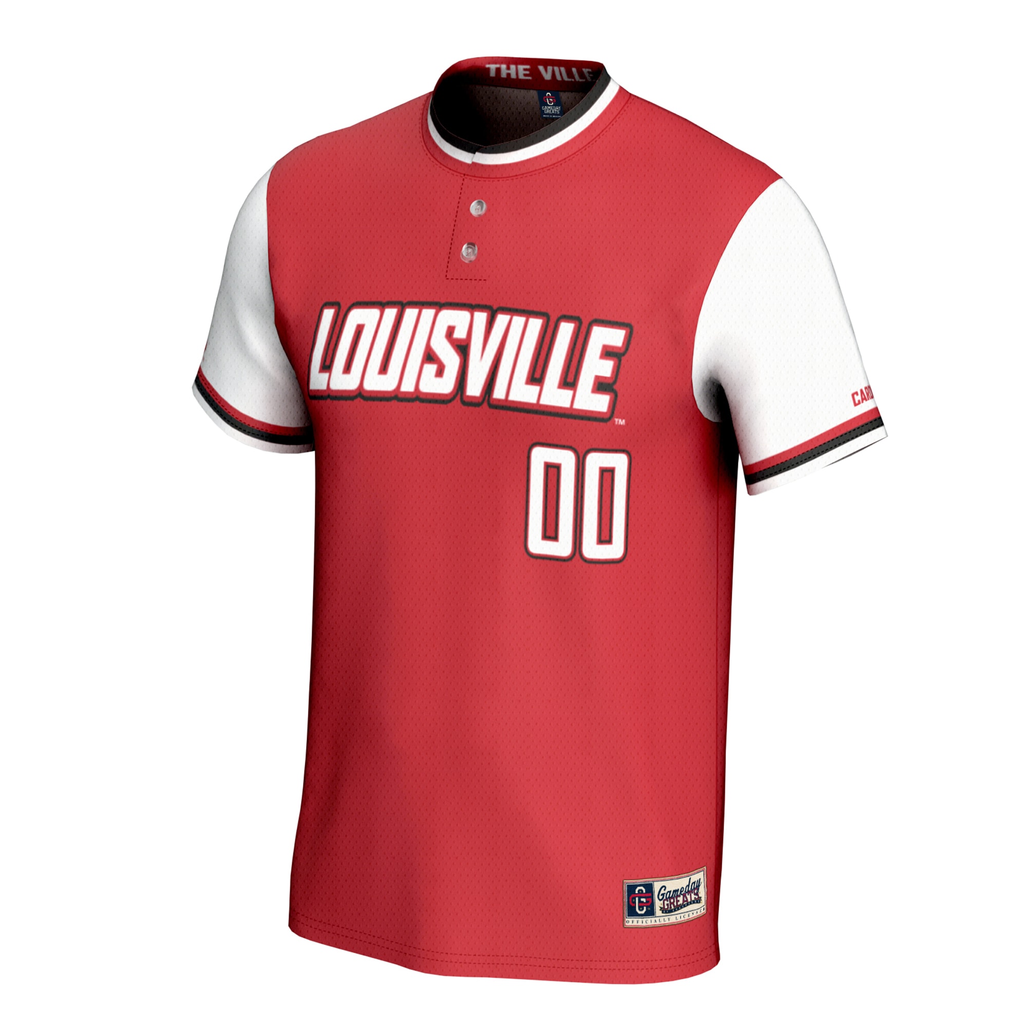 [DDG] Louisville Cardinals GameDay Greats Youth NIL Pick-A-Player Lightweight Collegiate Softball Fashion Jersey - Cardinal