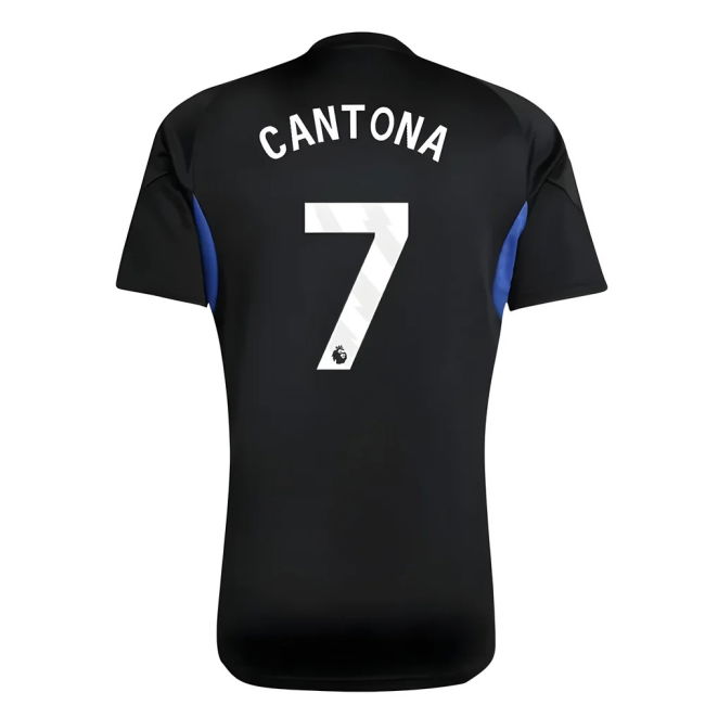 2025-2026 Man Utd EU Training Jersey (Black) - Kids (Cantona 7)