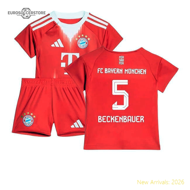 Genuine 2025-2026 Bayern Munich Home Baby Kit (Beckenbauer 5)