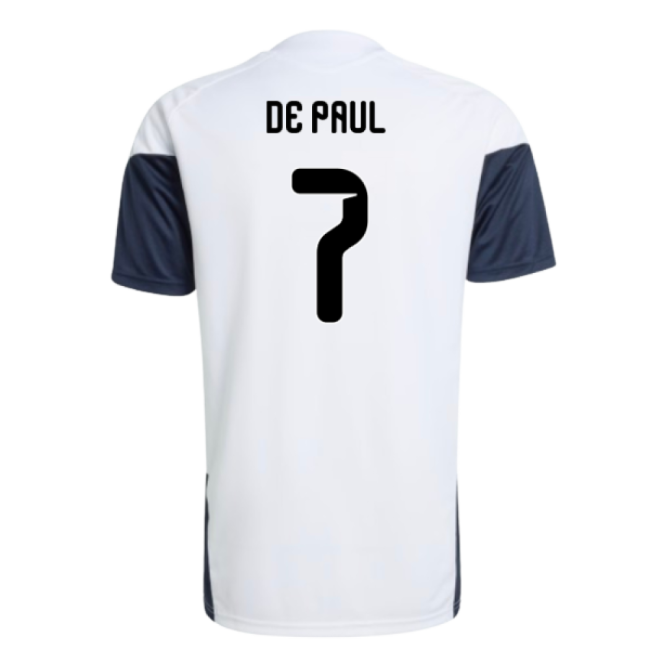Limited Edition Argentina Training Rare Jersey 2026-2027 (De Paul 7)