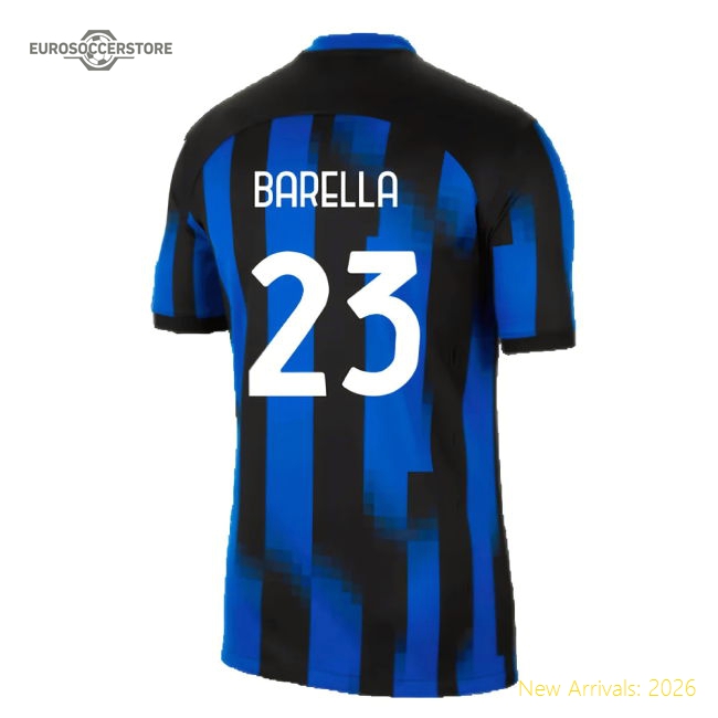 Inter Milan Children 2023 Home Jersey Shirt #24 Football Fan Apparel