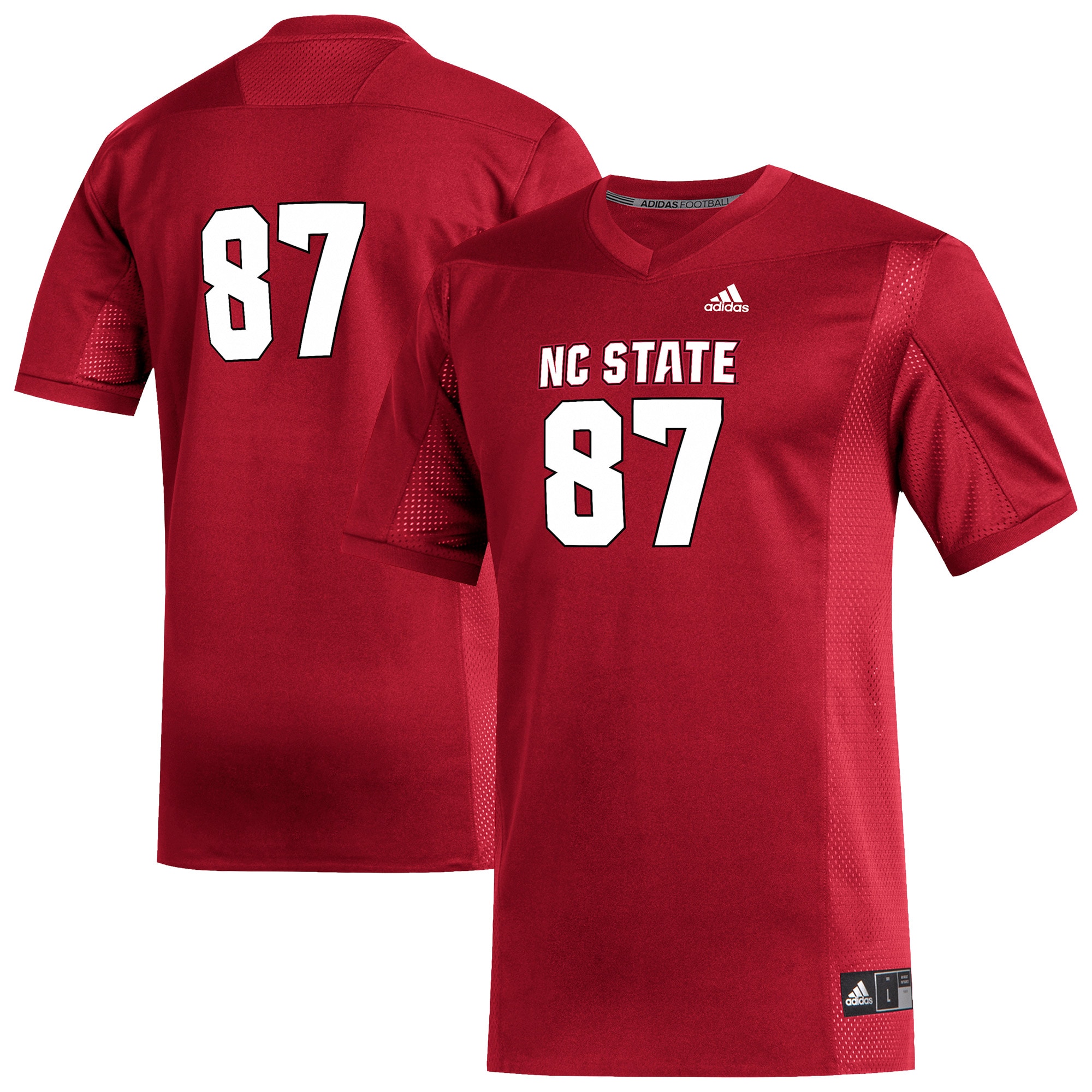 #87 NC State Wolfpack Replica 26/27 Football Jersey - Red