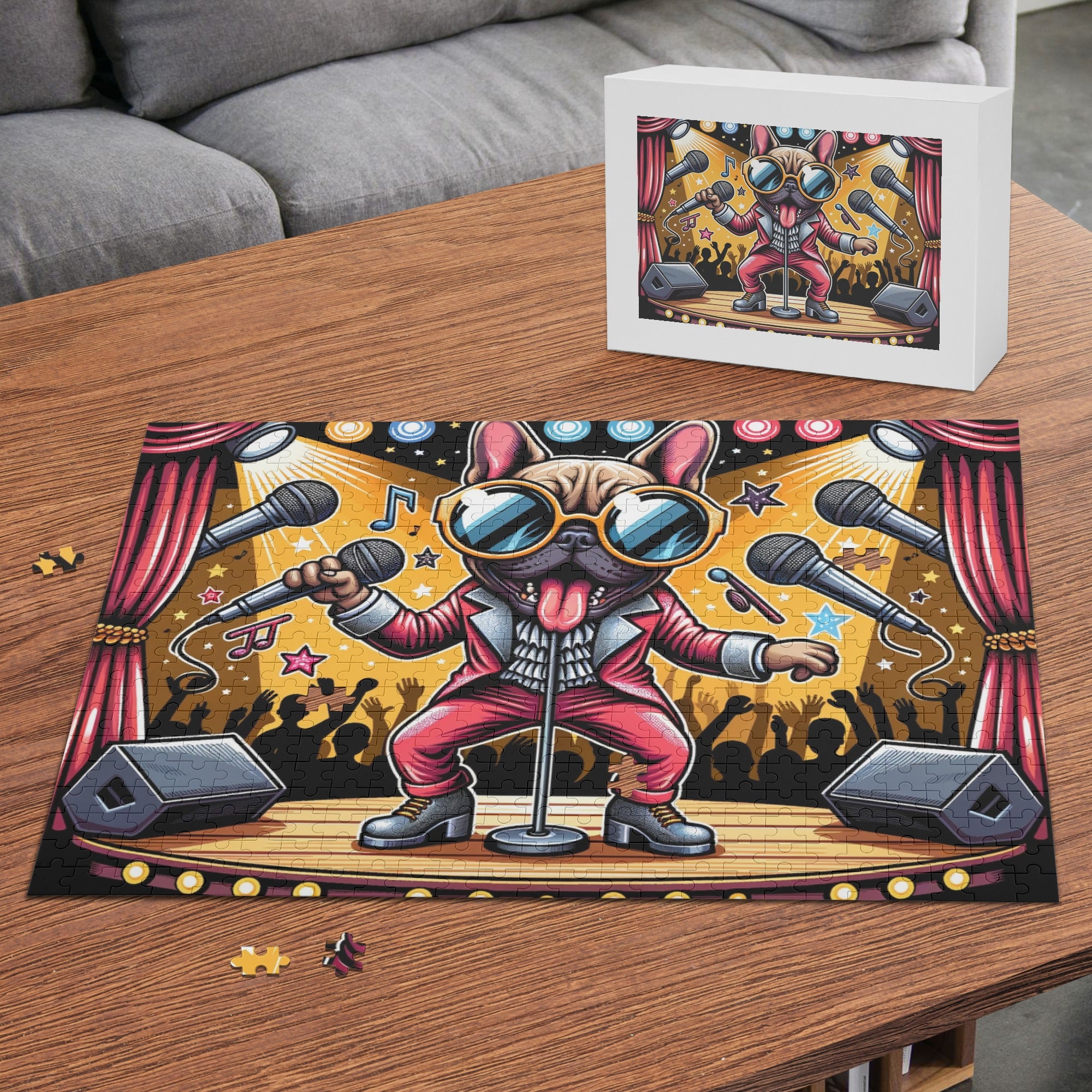 Jack - Safe 500-piece Wooden Puzzle Winter Wear | Safe For Paws