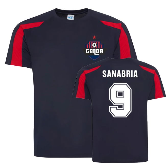 Genoa Training Official Licensed Jersey (Navy) Lightweight