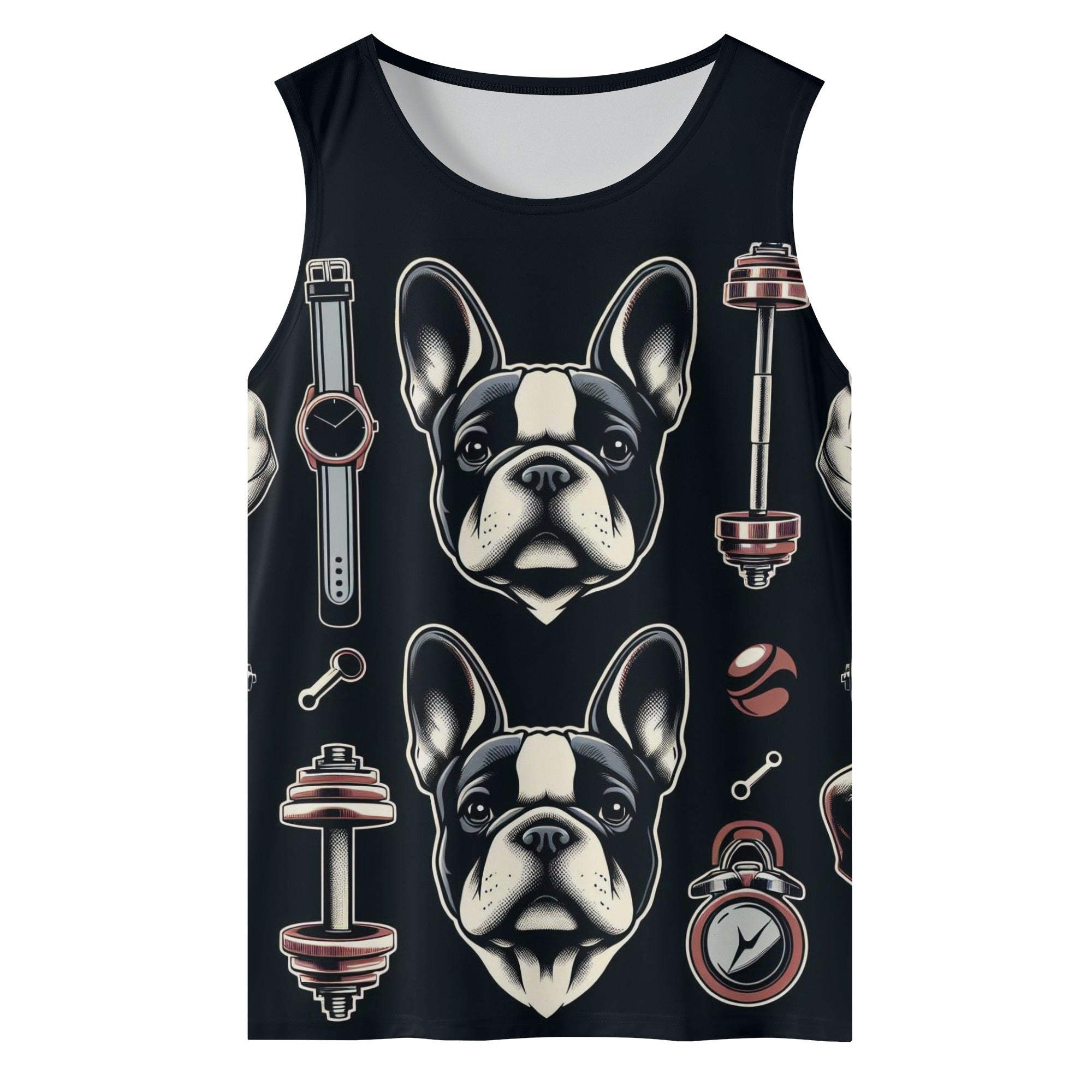 French Bulldog Premium Kobe - Frenchie Men Tank Tops Summer Wear