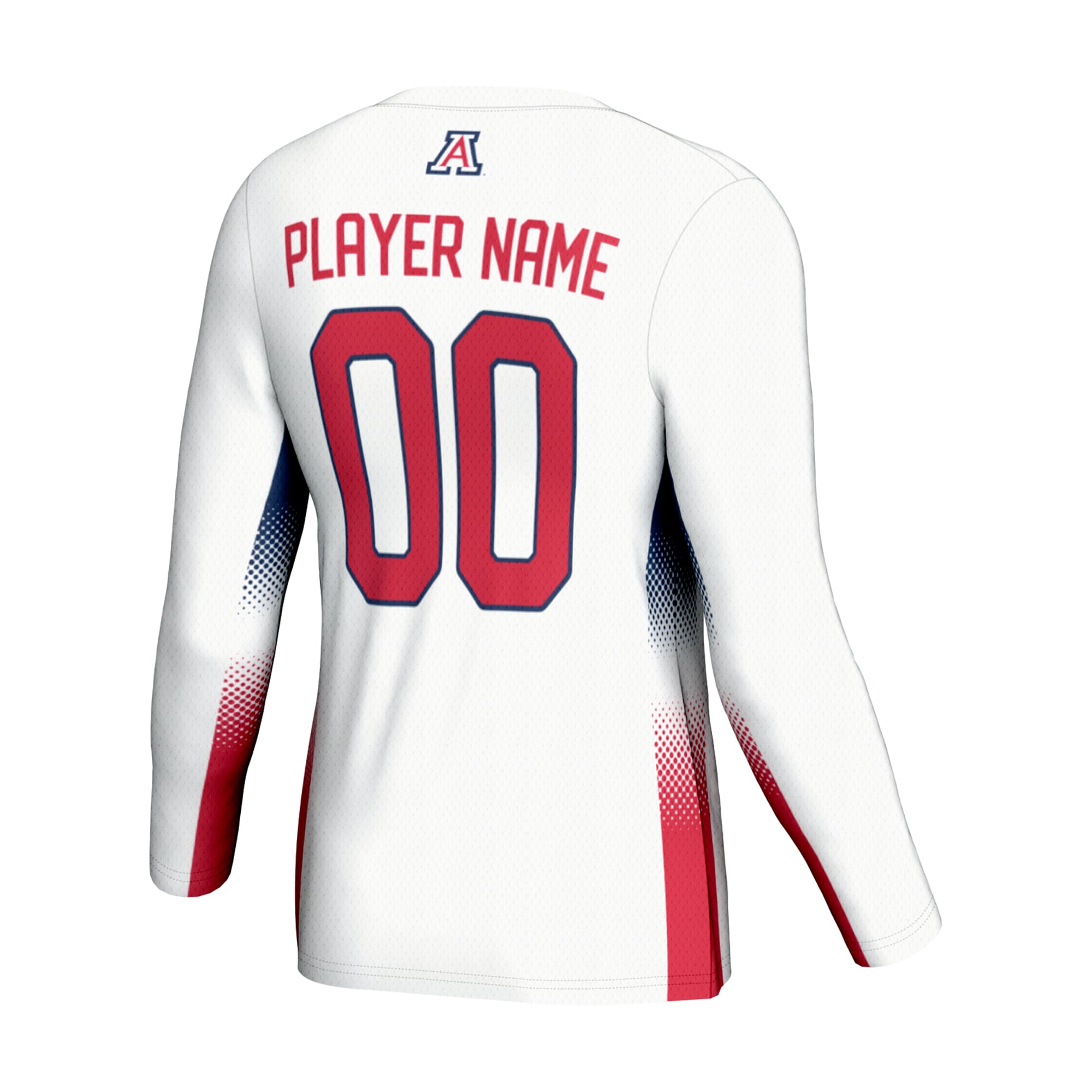 [NJP] Arizona Wildcats GameDay Greats Youth Lightweight NIL Women's Volleyball Jersey - White