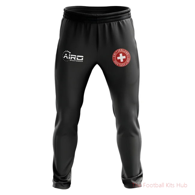 Switzerland Concept Football Training Pants (Black)