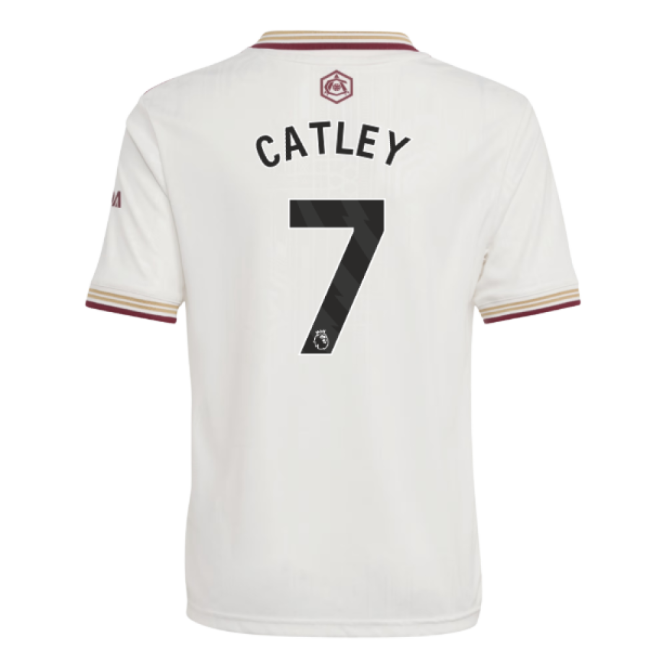 2025-20 Arsenal Third Soccer Jersey Catley 7 L S Kids