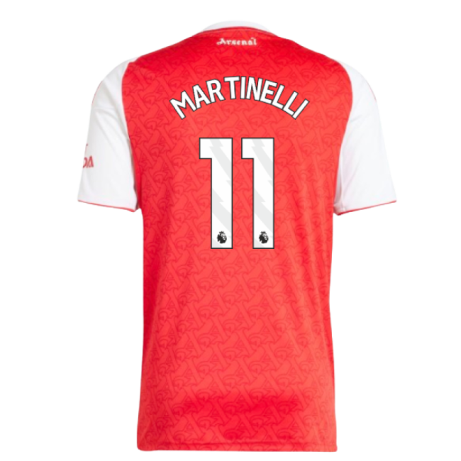 2025-2026 Arsenal Home Shirt (Martinelli 11) (Fan Favorite)