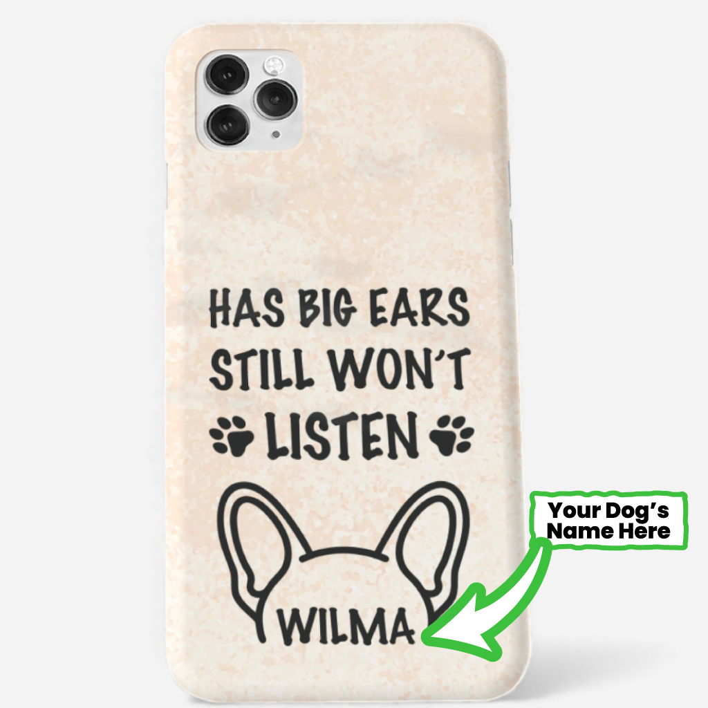 French Bulldog Dieter Personalized Phone Case For Iphone And Samsung Durable Dog Item