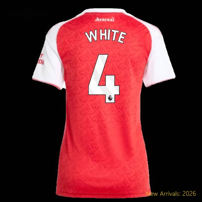Refined Arsenal Womens White Jersey 2025-2026 Flattering