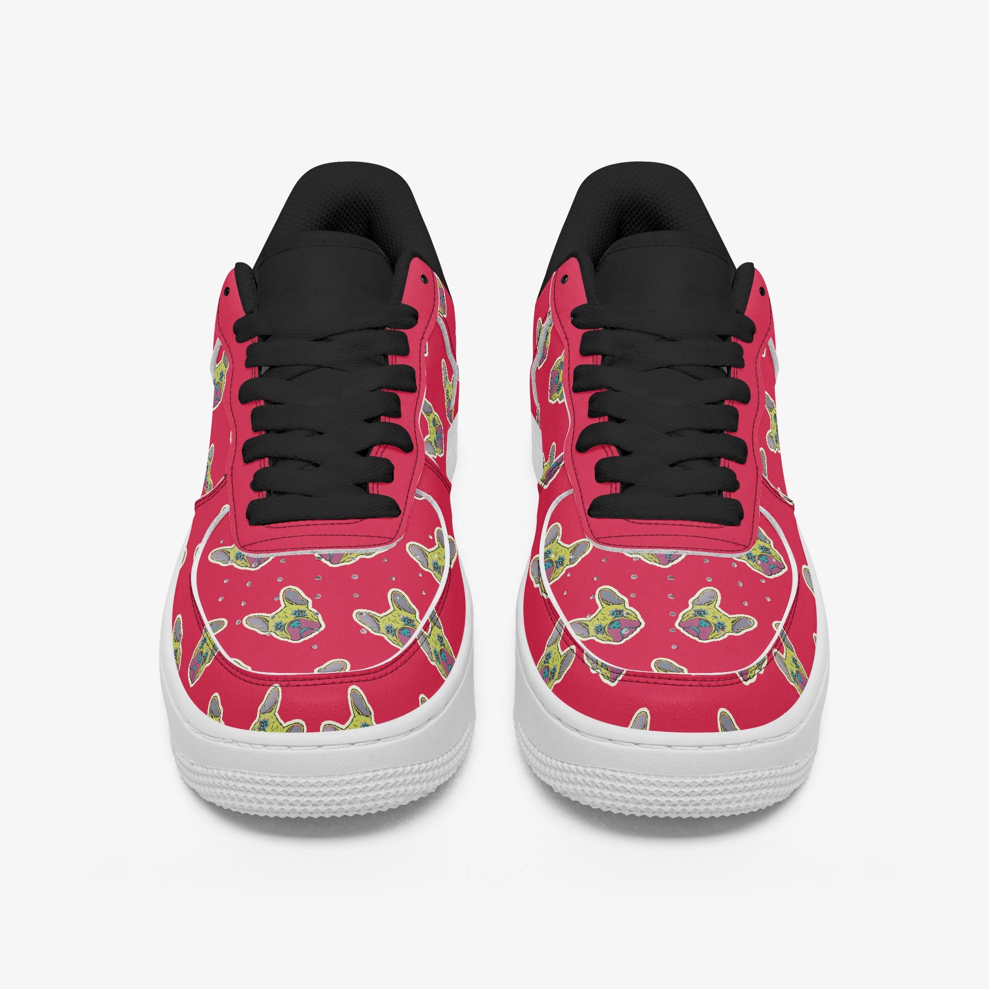 Velvet - Stylish Low-top Leather Sneakers Pet Owner Apparel