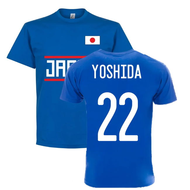 Tournament-Edition Japan Team T-Shirt - Royal (Yoshida 22)