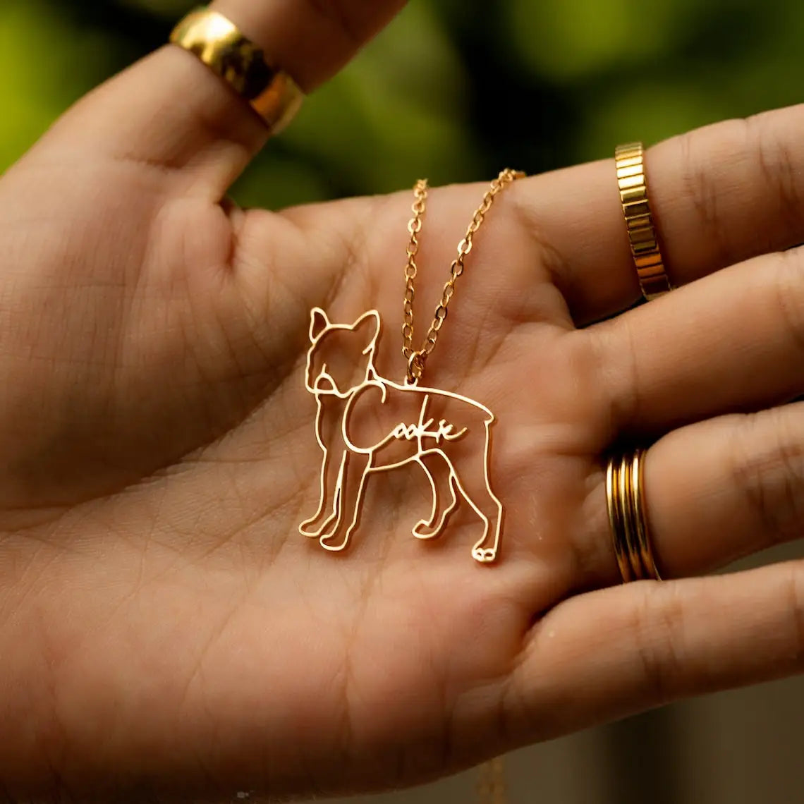 - Safe Custom Frenchie Stainless Steel Necklace For Pet Lovers Pet Gear