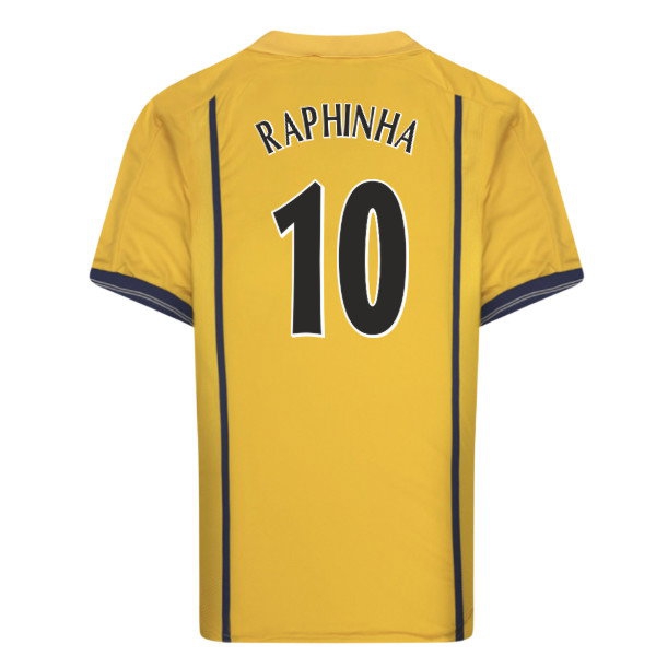 2001 Leeds United Away Retro Shirt (RAPHINHA 10)