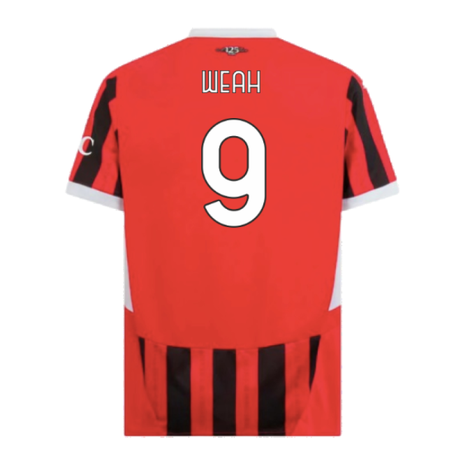 Official 2024-2025 Ac Milan Home With Modern Design - Machine Washable