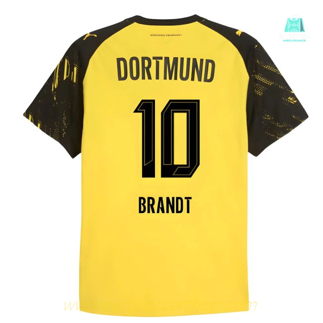 2025-2026 Borussia Dortmund Authentic Home Shirt (Brandt 10)