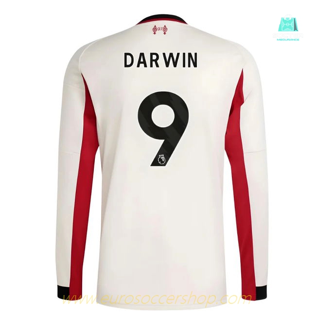 2025-2026 Liverpool Long Sleeve Away Shirt (Darwin 9)