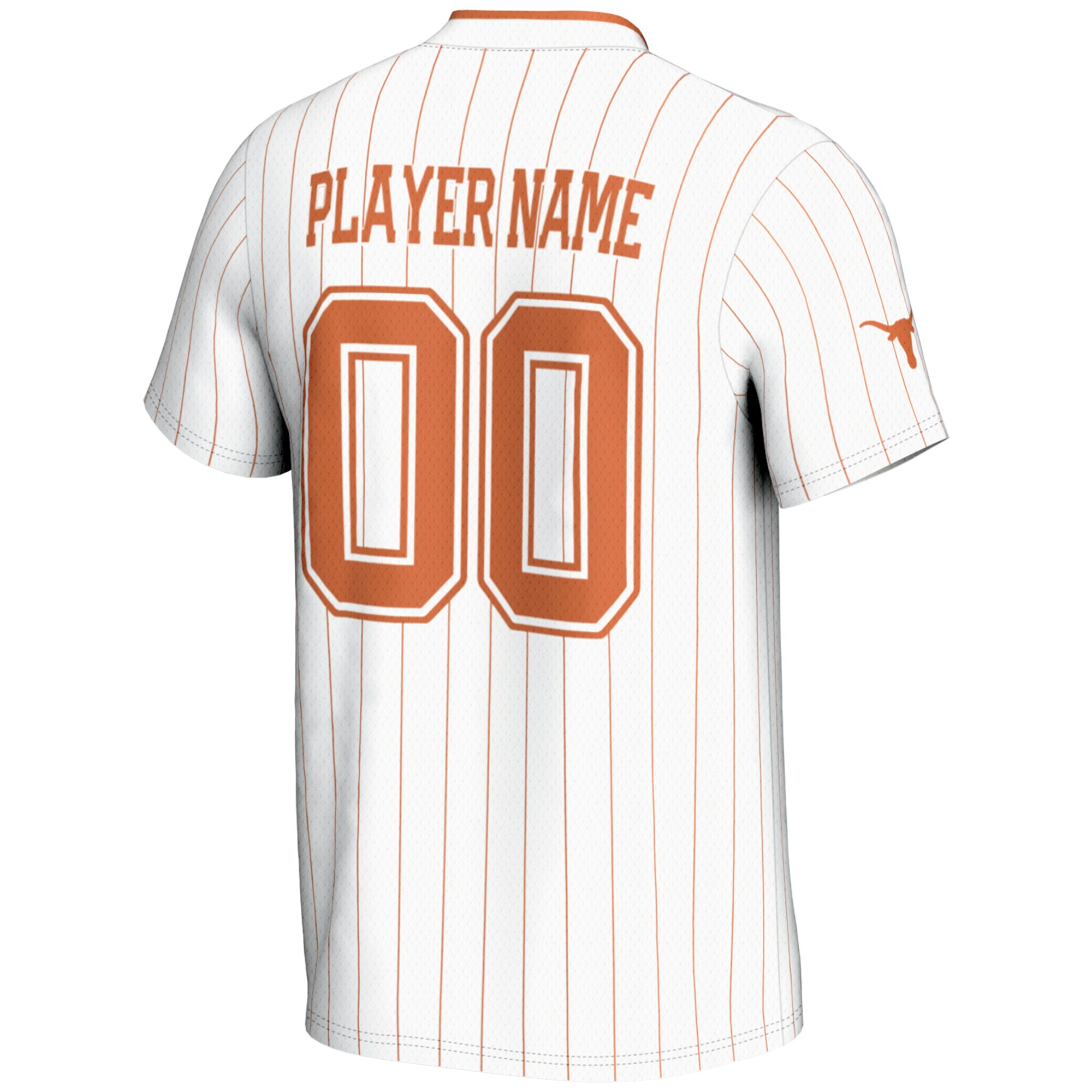 [NJP] Texas Longhorns GameDay Greats Youth NIL Pick-A-Player Lightweight Softball Jersey - White