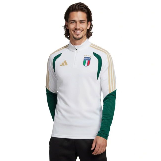 2026-2027 Italy Training Top (White) Quality Euro Performance