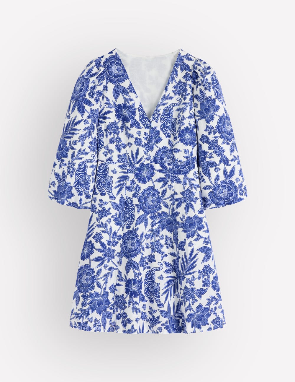 Marla Linen Blend Short Dress