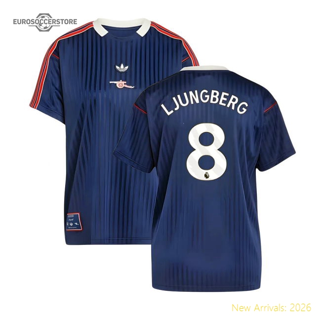 Authentic Arsenal Terrace Icons Shirt (navy) (ljungberg 8) - Premium