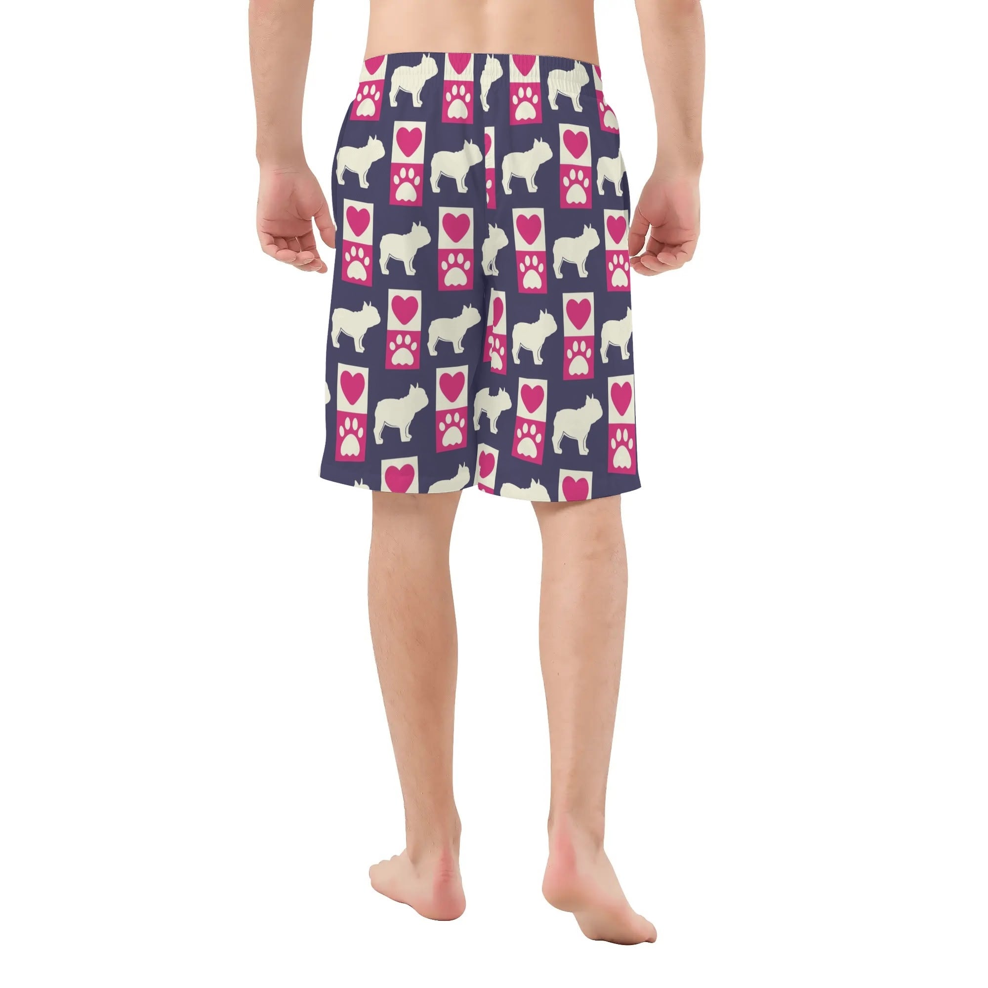 French Bulldog Lover Finn Mens All Over Print Shorts Frenchie Fan Item