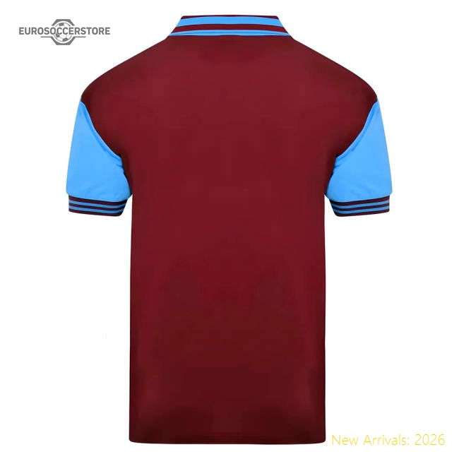 West Ham United 1980 Admiral Retro Shirt In Multiple Youth Sizes