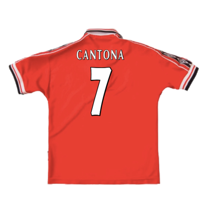 Manchester United 1998-2000 Home Kit (XXL) (Excellent) (Cantona 7)