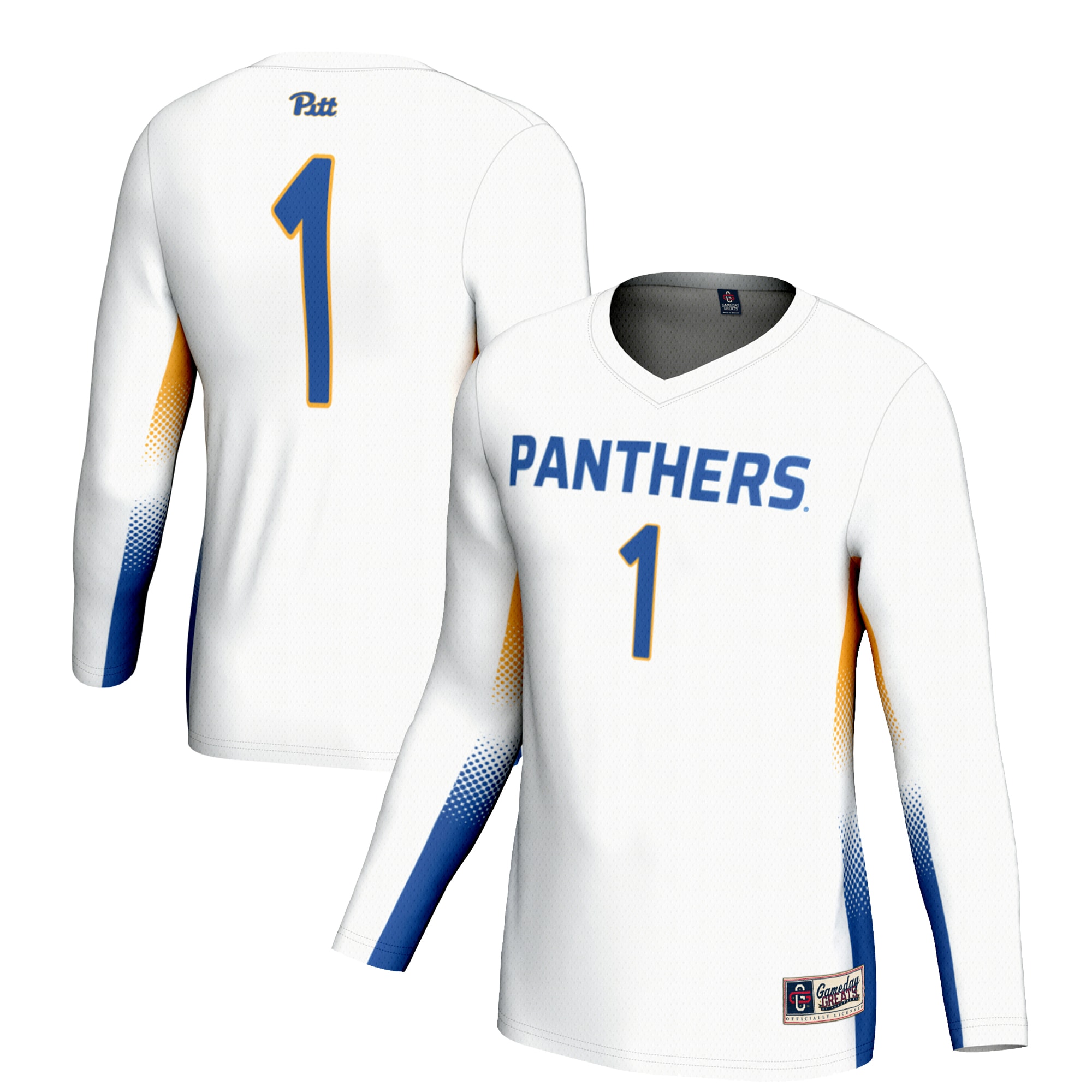 [NJP] Pitt Panthers GameDay Greats Lightweight Women's Volleyball Jersey - White