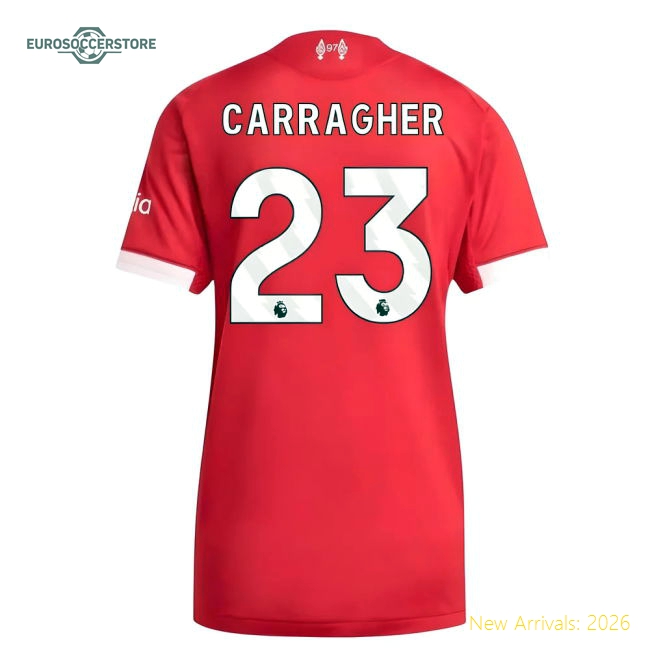 2025-2026 Liverpool Home Fan Version Womens Shirt Game Day Outfit